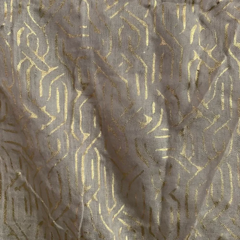 S&D Westwood scarf metallic trellis * small imperfection (1)